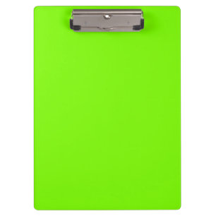 Grass Green Solid Colour   Classic   Elegant Clipboard