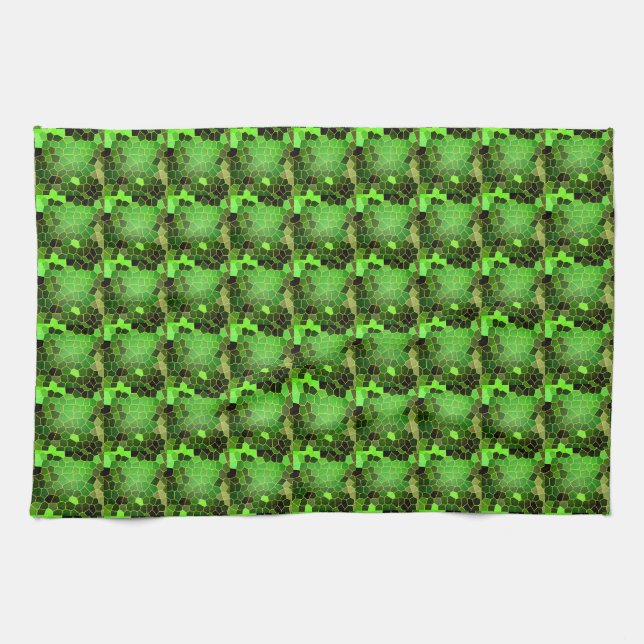 Grass Green Tea Towel (Horizontal)