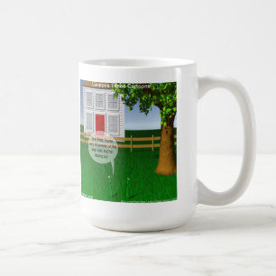 Grass Greener On Other Side Funny Coffee Mug