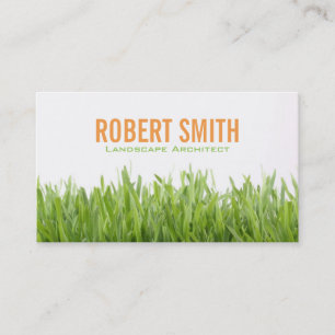Grass II Gardening, Landscaping Business Card
