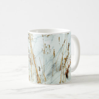 Grass in Snow Coffee Mug