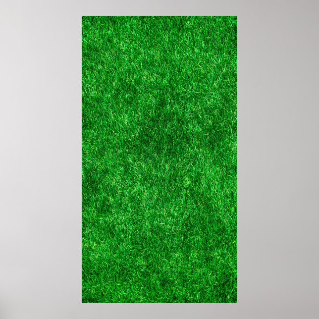 Grass lawn garden park ground poster (Front)