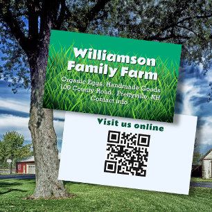 Grass Nature Agriculture Business Card