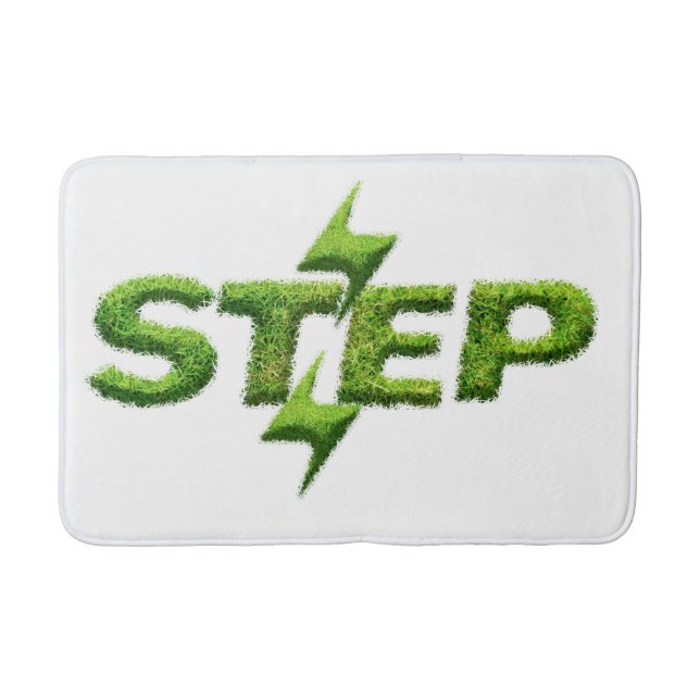  Grass Pattern Step Bath Mat (Front)