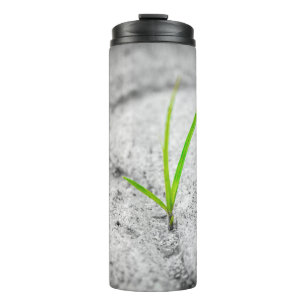 Grass pavement brick poetry stone thermal tumbler