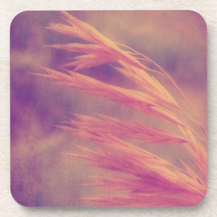 Grass Seed Purple Haze Digital Art Coaster