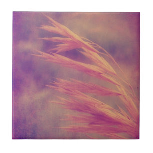 Grass Seed Purple Haze Digital Art Tile
