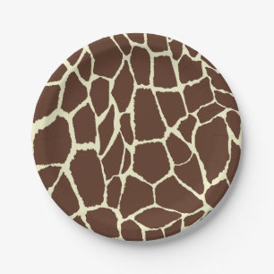 Grass Skin Pattern Paper Plate
