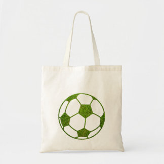 Grass Soccer Ball Tote Bag