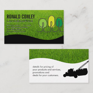 Grass Tree Illustrations Business Card