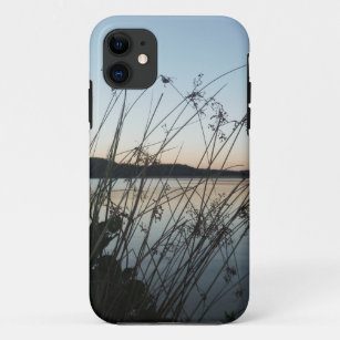 Grasses at lake Sunset Case-Mate iPhone Case
