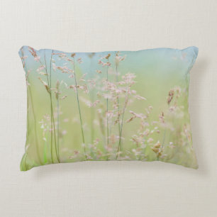 Grasses in motion decorative cushion
