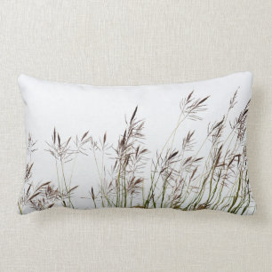 Grasses   Nature   Photography Lumbar Cushion