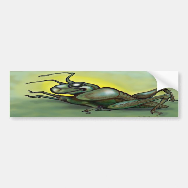 Grasshopper Bumper Sticker (Front)
