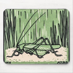 Grasshopper by Julie de Graag Poster Mouse Pad