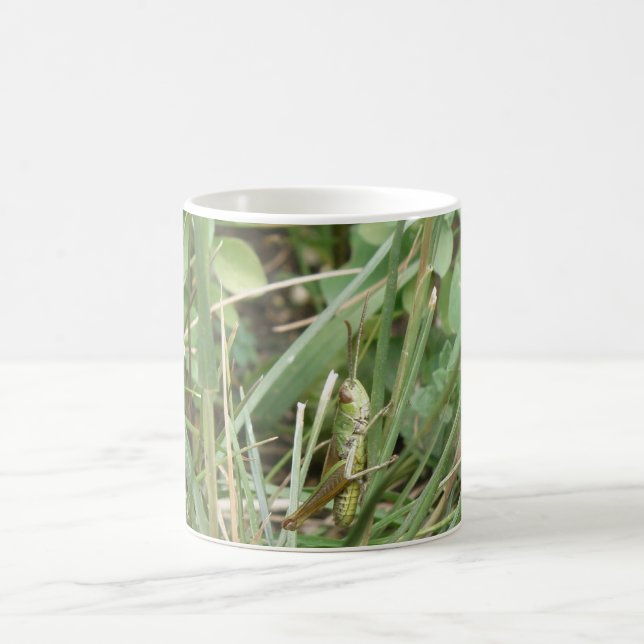 Grasshopper Camouflage Bug Mug (Center)
