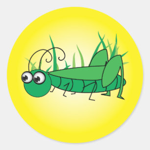 Grasshopper Classic Round Sticker