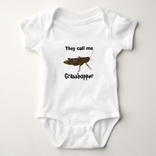 Grasshopper Design Baby Bodysuit