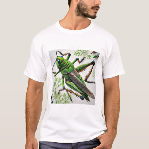 Grasshopper in natural environment 251024IREF222 - T-Shirt