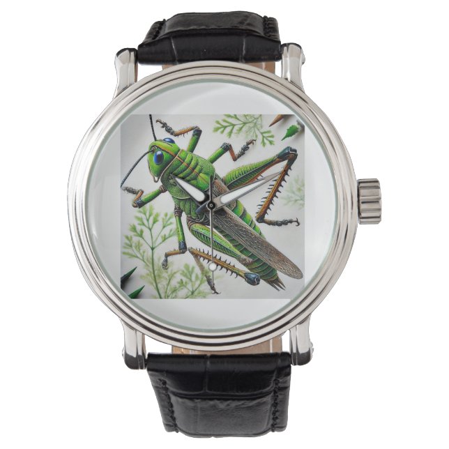 Grasshopper in natural environment 251024IREF222 - Watch (Front)