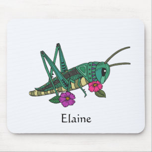 Grasshopper Jewl Tone Mouse Pad