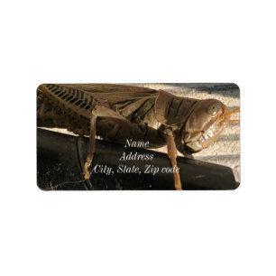 Grasshopper Label