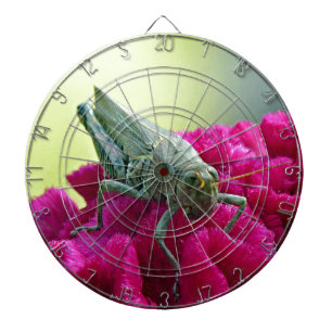 Grasshopper on Cockscomb Dartboard