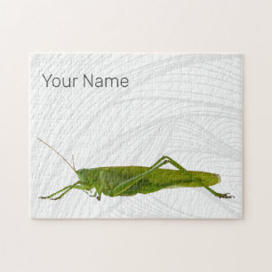 Grasshopper or Hayhorse Retro Insect Animal Gift Jigsaw Puzzle