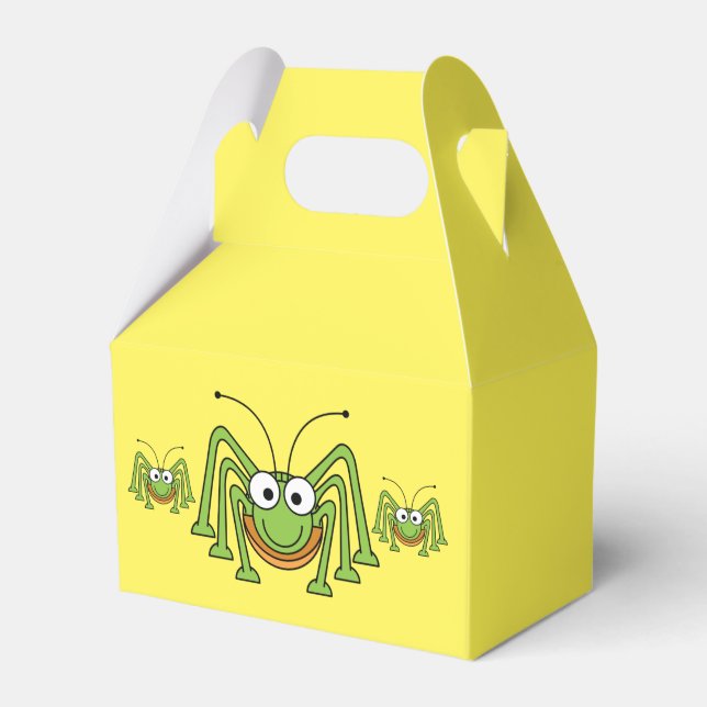 Grasshopper Party Favour Box (Front Side)