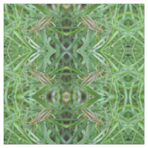 Grasshopper Patterned Craft Fabric