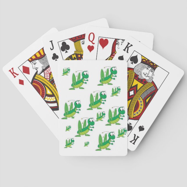 Grasshopper Playing Card Deck (Back)
