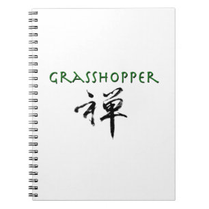Grasshopper with "Zen" symbol Notebook
