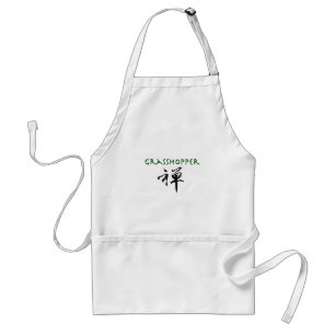 Grasshopper with "Zen" symbol Standard Apron