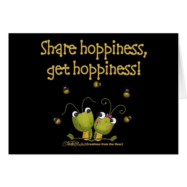 Grasshoppers Share Hoppiness (Front Horizontal)