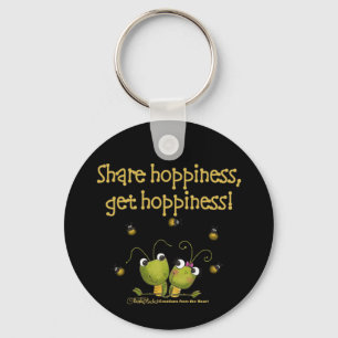 Grasshoppers Share Hoppiness Key Ring