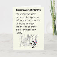 Grassroots Birthday A Funny Happy Birthday Poem