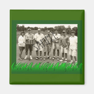 Grassy Golf Frame Magnet