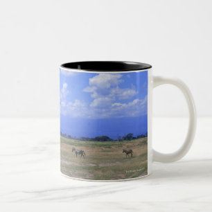 Grassy Plain Two-Tone Coffee Mug