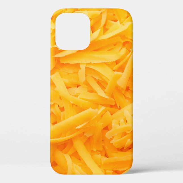 grated cheddar cheese top view Case-Mate iPhone case (Back)