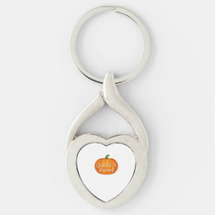 Grateful and Blessed - Pumpkin Fall Thanksgiving Key Ring