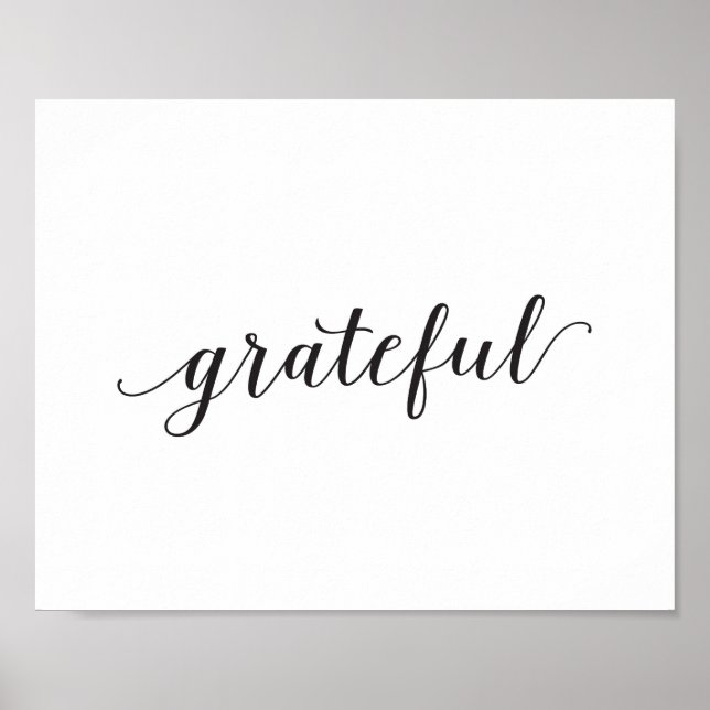 Grateful - Art Print - Decor (Front)