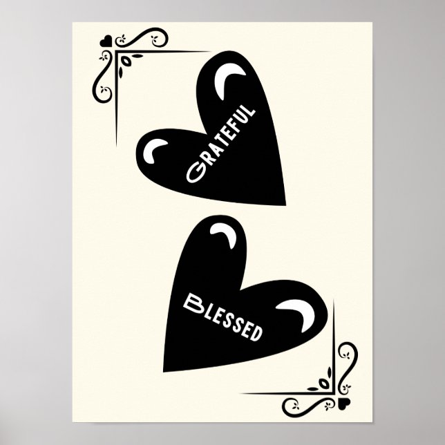 Grateful - Blessed Poster (Front)