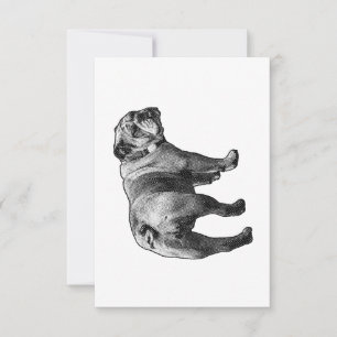 Grateful Bulldog, Steady Heart Thank You Card