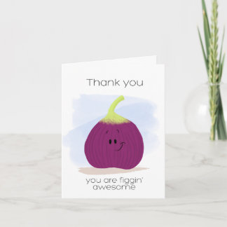 Grateful Fig Thank You Card