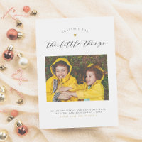 Grateful for the Little Things | Simple Gold Heart