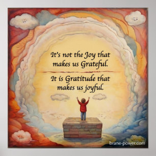 Grateful Gratitude Poster