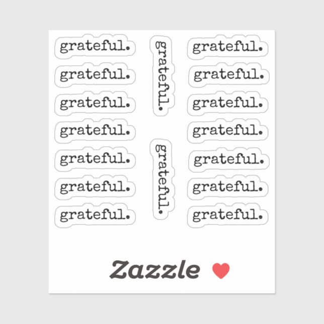 Grateful Gratitude Thanksgiving (Sheet)