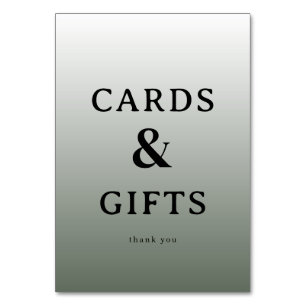 Grateful Grey Minimalist Thank You Card
