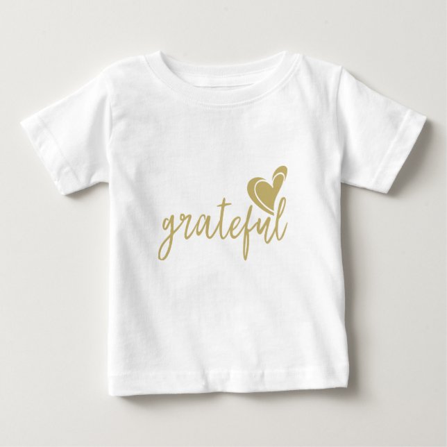 grateful heart baby T-Shirt (Front)