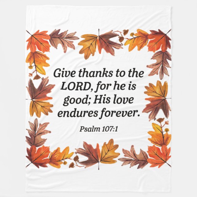 Grateful Heart  Fleece Blanket (Front)
